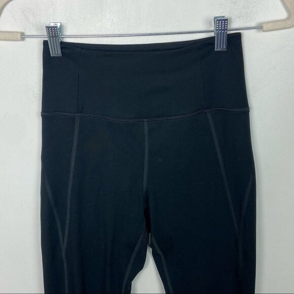 Girlfriend Collective Black High Rise Leggings Size Small Tights Basic Pants S - Picture 10 of 14